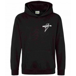 Mickey 9s Zap Bolt logo hoodie